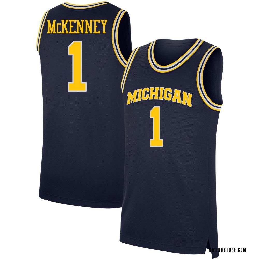 Youth Trey McKenney Michigan Wolverines Replica Basketball Jersey - Navy